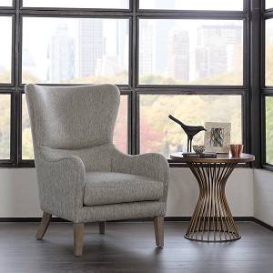 Madison Park FPF18-0429 Arianna Swoop Wing Chair ac32