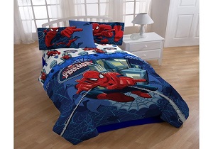 Spiderman boys' bedding set, spiderman boys' comforter set