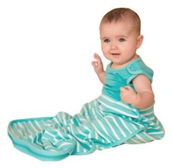 ANTIPODES MERINO Wool Sleep Bag – Premium Baby Sleeping Sack – All Season (Aqua)