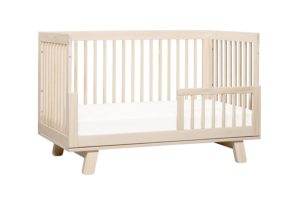 Babyletto Hudson 3-in-1 Convertible Crib to Day Bed, Washed natural