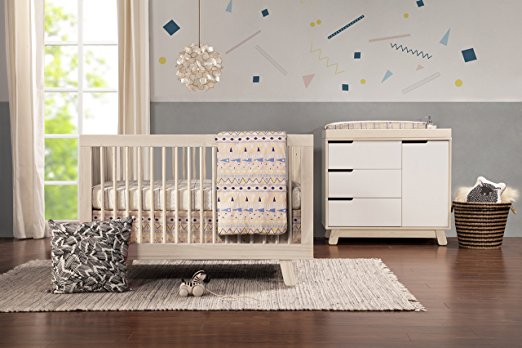 Babyletto Hudson 3-in-1 Convertible Crib, Washed natural - Best Cribs for Babies and Safest Cribs on the Market