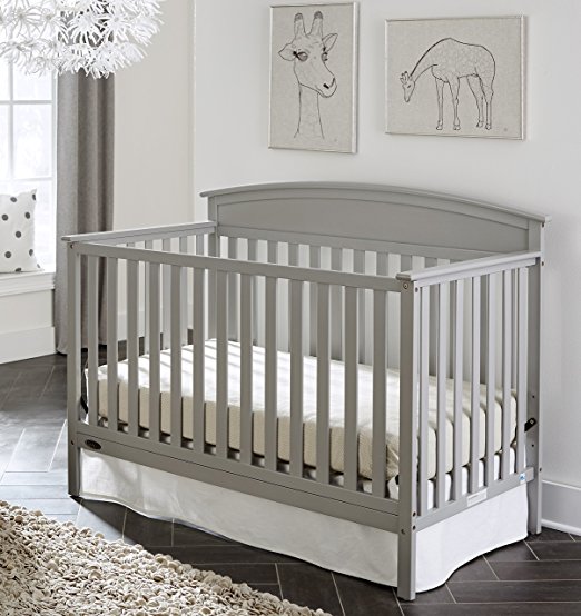 Graco Benton Convertible Crib, Pebble Gray - Graco Best Cribs for Babies and Safest Crib on the Market