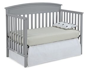 Graco Benton Convertible Crib Toddler Bed, Pebble Gray