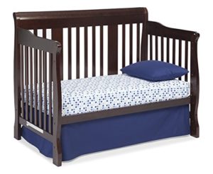 Stork Craft Tuscany 4-in-1 Convertible Crib Toddler Bed, Espresso