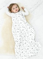 Woolino 4 Season Baby Sleep Bag - Merino Wool - 2 Month - 2 Years - Stars