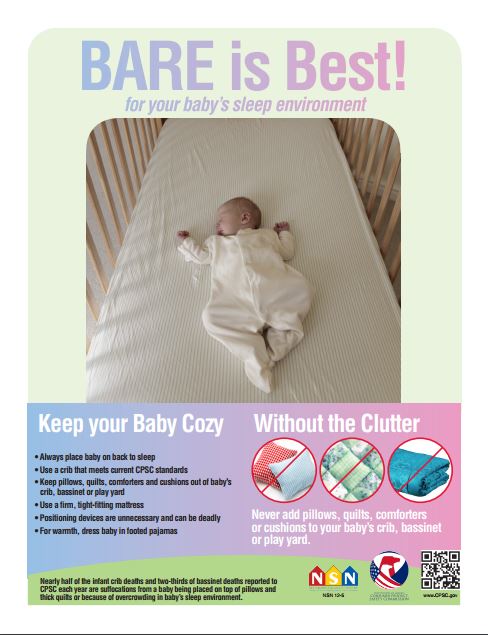 bare is best keep your baby safe of SID