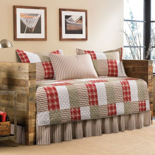 Eddie Bauer 5-Piece Quilted Daybed Set, Twin, Camino Island - Best Rated Eddie Bauer Quilted Daybed Set