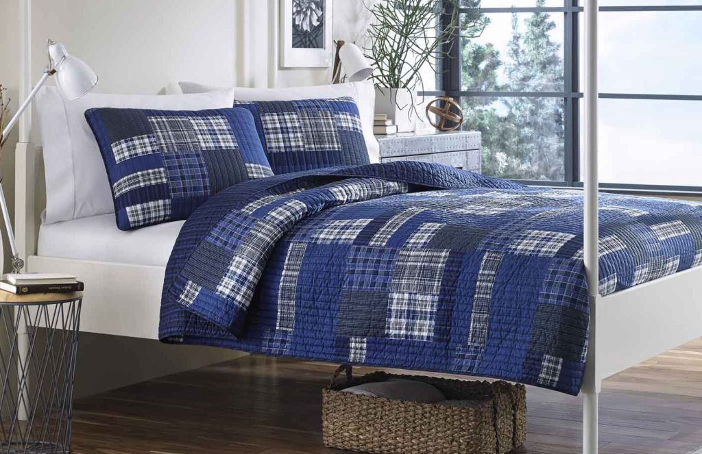 Eddie Bauer Eastmont 3-Piece Cotton Reversible Quilt Set,