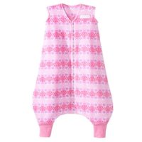 HALO SleepSack Early Walker Micro Fleece Wearable Blanket, Pink Butterfly Ombre, X-Large