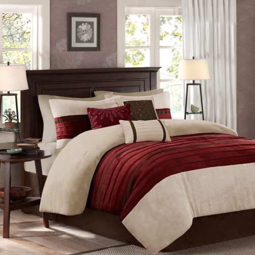 Palmer 7 Piece Comforter Set Red Queen