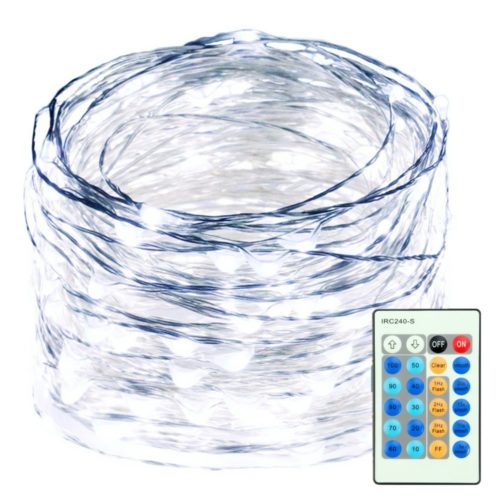 HaMi LED String Lights 66ft with 200 LEDs, Led Twinkle Lights Decorative Light with Remote Control for Holidays, Christmas, Wedding,Indoor Outdoor Use - White