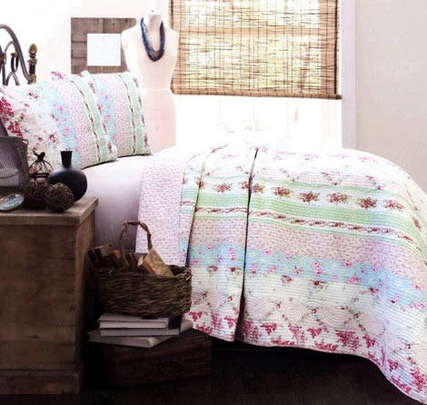Cozy Line Pink And Green Bedding Sets available at Lux Comfy Bedding