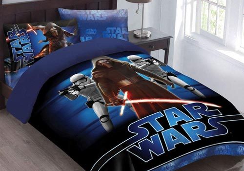 Star Wars The Force Awakens Comforter Set with Fitted Sheet, Twin